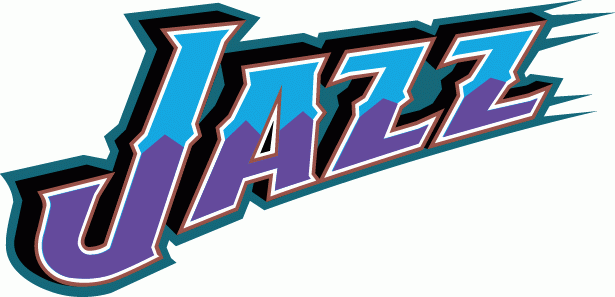 Utah Jazz 1996-2004 Wordmark Logo iron on paper